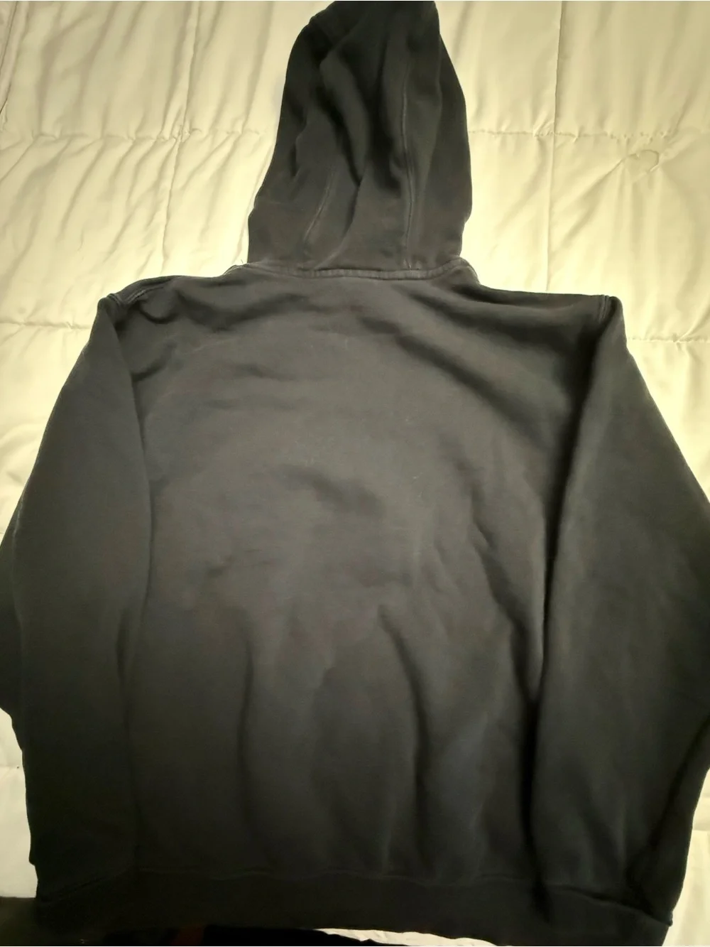 Nike Black Pullover Hoodie with White Swoosh